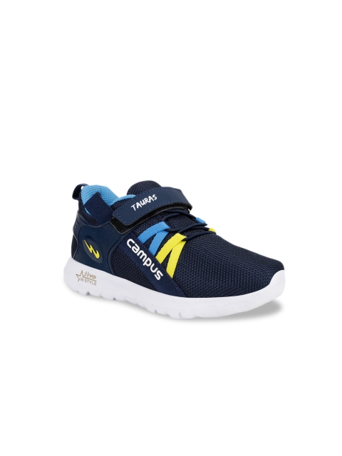 

Campus Unisex Kids Navy Blue Mesh Running Shoes