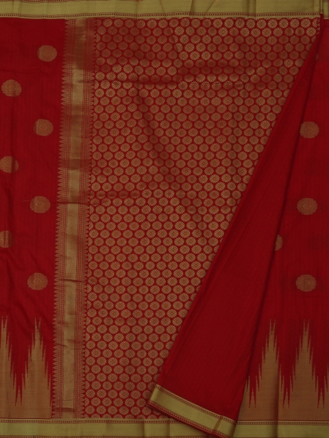 

Pothys Red Woven Design Art Silk Saree