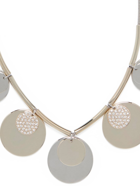 

Forever New Women Gold-Plated Crystal Studded Metal Necklace