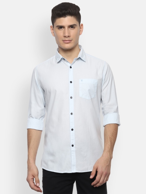 

Van Heusen Sport Men Pastel Blue Slim Fit Printed Casual Shirt