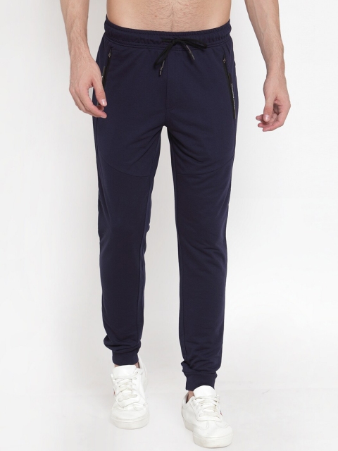 

CONFIDENCE Men Blue Solid Smart Slim-Fit Joggers