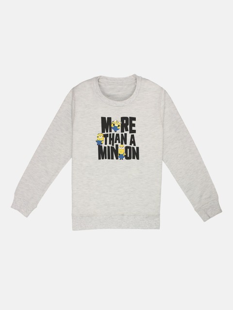 

Kids Ville Boys Grey Printed Sweatshirt