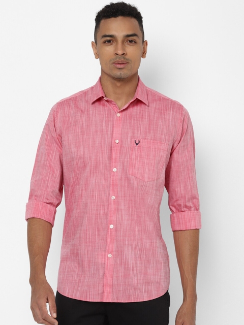 

Allen Solly Men Pink Regular Fit Solid Casual Shirt