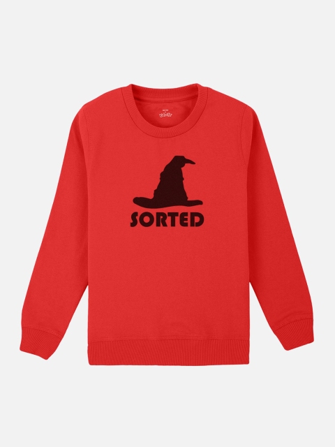 

Kids Ville Boys Red & Brown Harry Potter Printed Sweatshirt