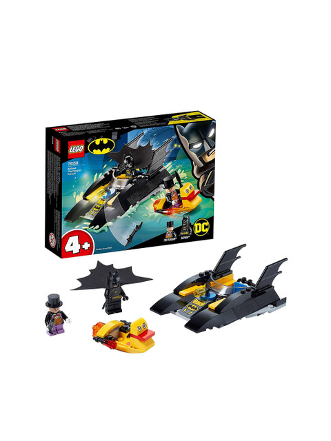 

LEGO Kids Black & Yellow Batboat The Penguin Pursuit Set