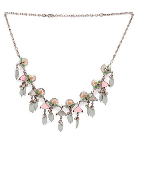 

Globus Silver-Plated Enamelled Necklace