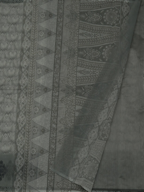 

Pothys Grey Woven Design Supernet Saree