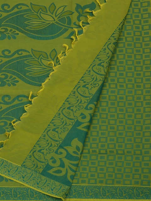 

Pothys Green Woven Design Pure Cotton Saree