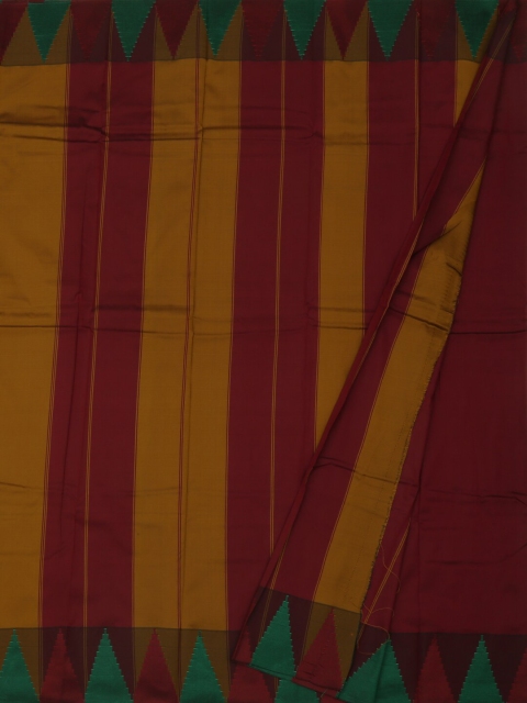 

Pothys Mustard & Maroon Art Silk Woven Design Saree