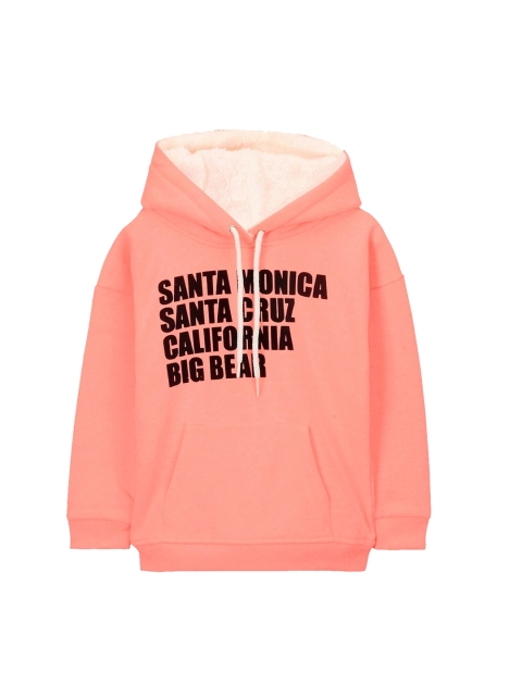 

Cherry Crumble Kids Pink Printed Hooded Sweatshirt