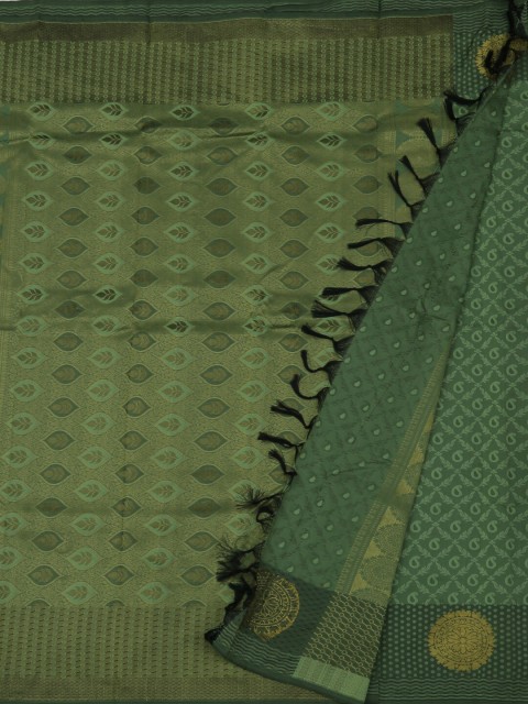 

Pothys Green Woven Design Art Silk Saree