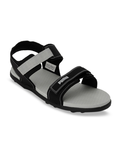 

Puma Men Grey & Black Trance IDP Sports Sandals