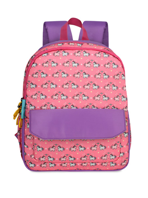 

AEROBAG Unisex Pink & Purple Graphic Backpack