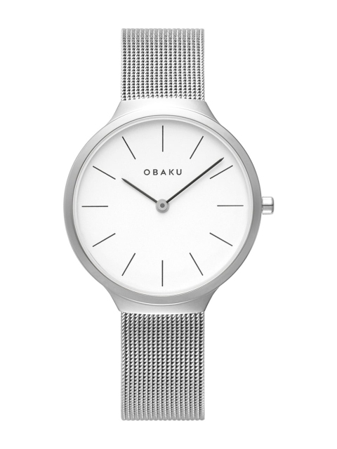 

Obaku Women White Analogue Watch