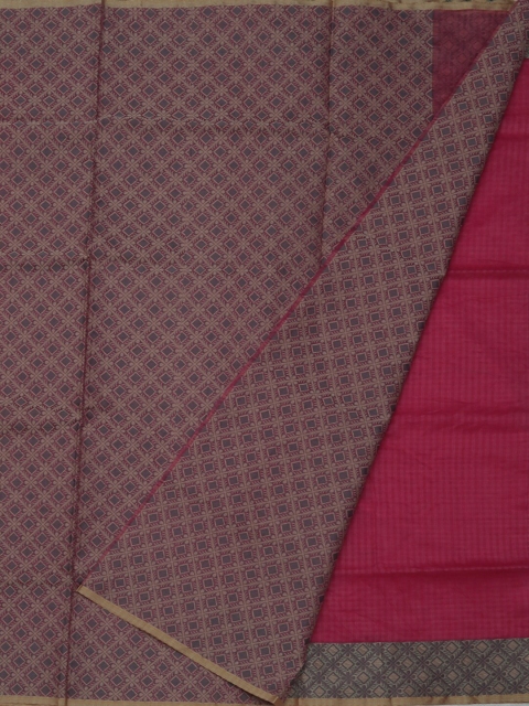 

Pothys Pink Striped Manipuri Cotton Saree