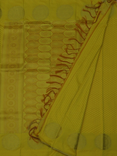 

Pothys Yellow Woven Design Art Silk Saree