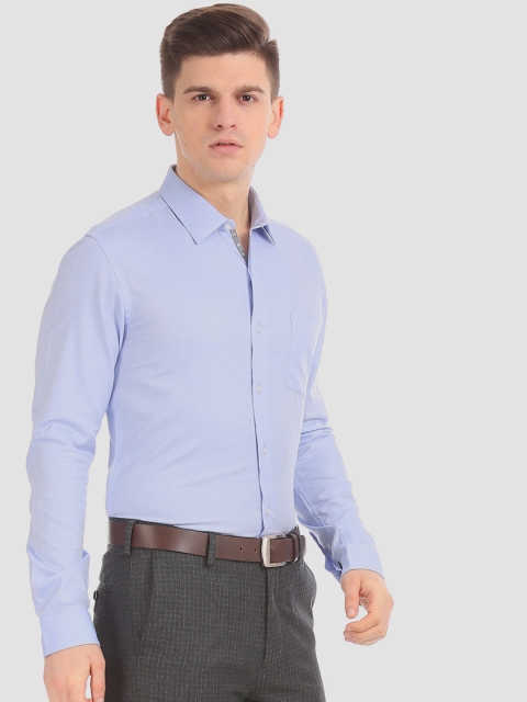 

Arrow Men Blue Slim Fit Solid Formal Shirt
