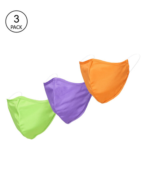 

Alvaro Castagnino Unisex 3 Pcs Printed 3-Ply Reusable Outdoor Fabric Masks, Green