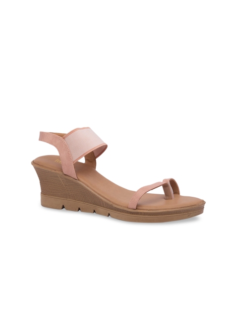 

Inc 5 Women Peach Solid Wedges