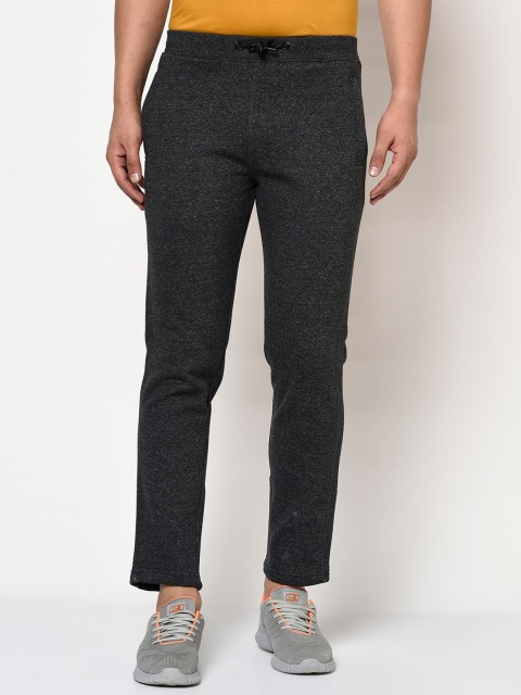 

Octave Men Charcoal Grey Solid Track Pants