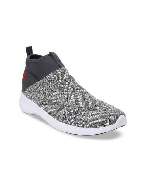 

Puma Men Grey Mono Knit X2 Slip-On Sneakers