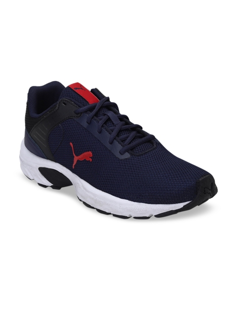 

Puma Men Blue Black Core Runner Sneakers