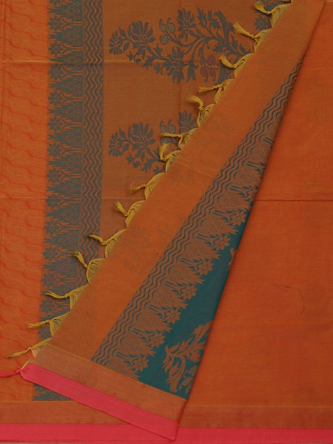 

Pothys Orange Printed Pure Cotton Saree