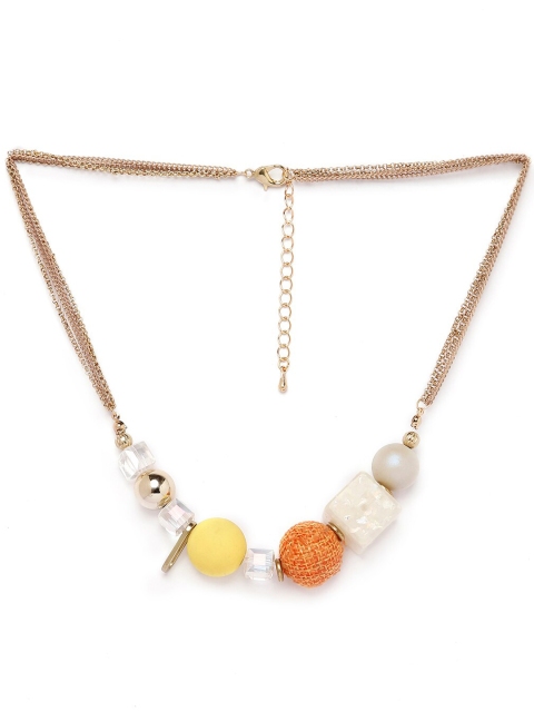 

Globus Gold-Plated Beaded Necklace