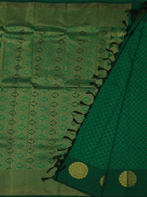 

Pothys Green Woven Design Art Silk Saree