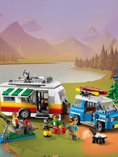 

LEGO Kids Multicolour Caravan Family Holiday, Multi