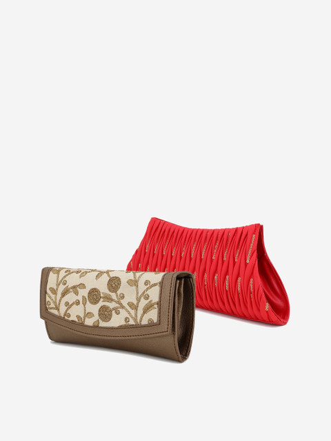 

Element Cart Multicoloured Embroidered Clutch, Multi