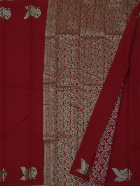 

Pothys Magenta Woven Design Art Silk Saree