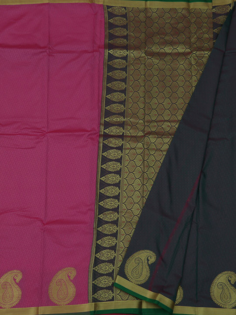 

Pothys Pink & Black Art Silk Woven Design Saree