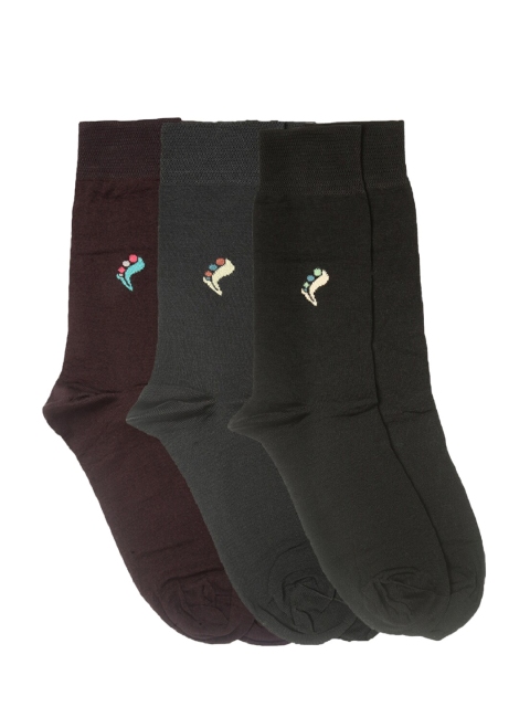 

Dollar Men Pack Of 3 Assorted Calf-Length Socks