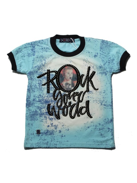 

Noddy Boys Blue Printed Round Neck T-shirt