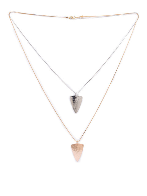 

Globus Gold-Plated & Silver-Toned Long Necklace