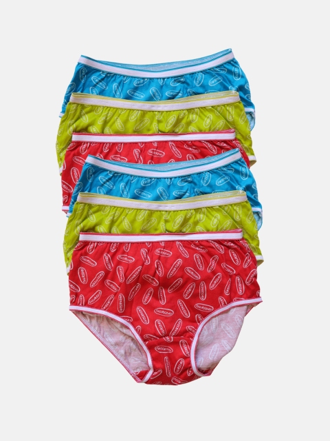

Red Rose Girls Pack Of 6 Assorted Basic Briefs BABY-46-28