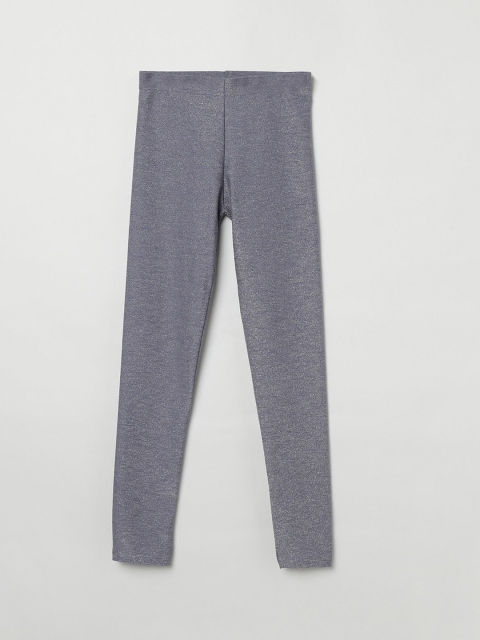 

max Girls Blue Ankle-Length Leggings