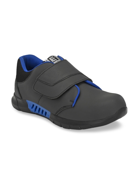 

Eego Italy Men Charcoal Grey & Blue Trekking Shoes