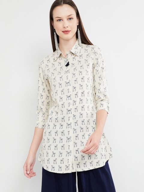 

max Off-White Printed Tunic