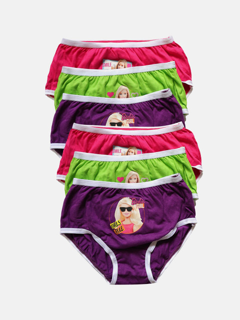 

Red Rose Girls Pack Of 6 Assorted Basic Briefs BABY-108-20