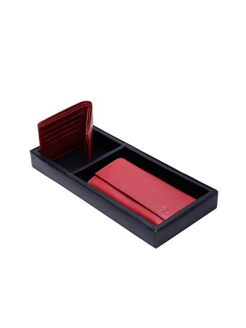 

Kara Unisex Red Leather Wallet Accessory Gift Set