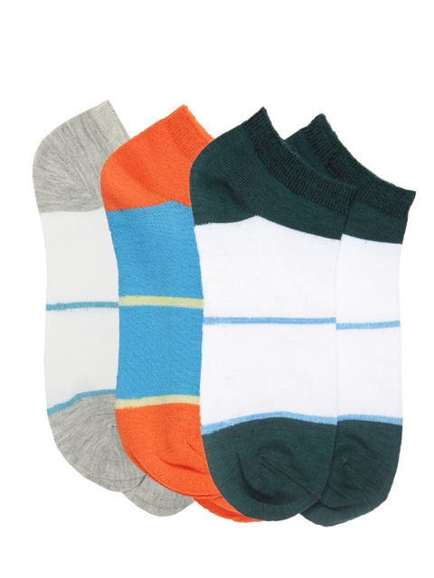 

Dollar Men Pack Of 3 Assorted Ankle-Length Socks