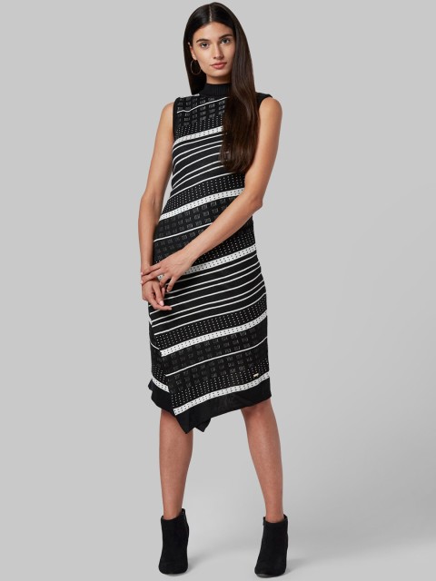

Park Avenue Woman Women Black Solid Sheath Dress