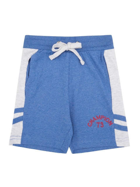 

Cherokee Boys Blue & Grey Solid Regular Shorts