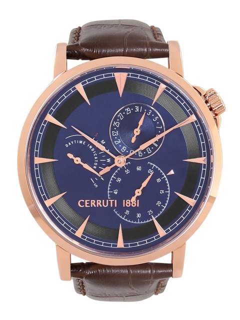 

Cerruti 1881 Men Navy Blue Analogue Watch CRA24903