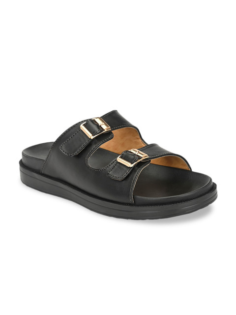 

Eego Italy Men Black Comfort Sandals