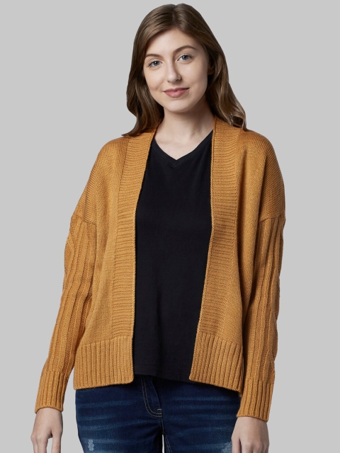 

Park Avenue Woman Tan Brown Solid Cardigan Sweater