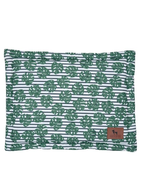 

Heads Up For Tails Olive Green Leave Your Mark Printed Chew Resistant Indoor Pet Mat