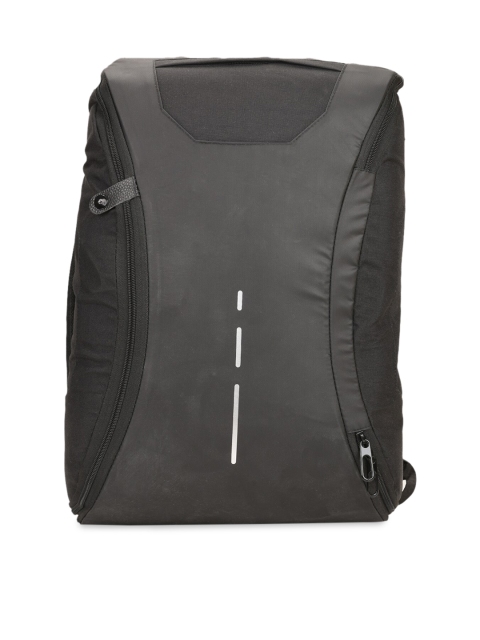 

Lioncrown Unisex Black Solid Anti-Theft Backpack With USB Charging Port
